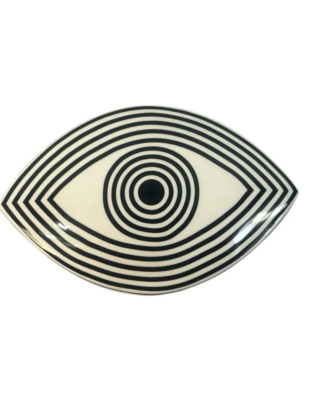 Now House by Jonathan Adler porcelain wink trinkle box 6 x 2 in collectable